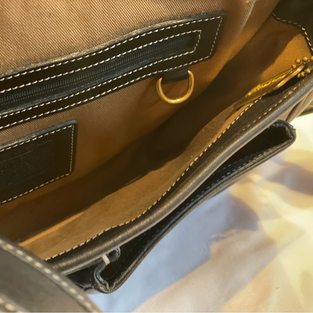 Black coach purse